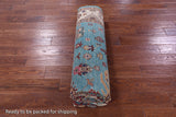 Blue Persian Fine Serapi Handmade Wool Rug - 6' 10" X 9' 10" - Golden Nile