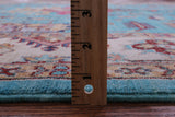 Blue Persian Fine Serapi Handmade Wool Rug - 6' 10" X 9' 10" - Golden Nile