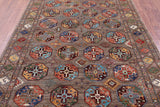 Turkmen Ersari Hand Knotted Wool Rug - 6' 3" X 9' 0" - Golden Nile