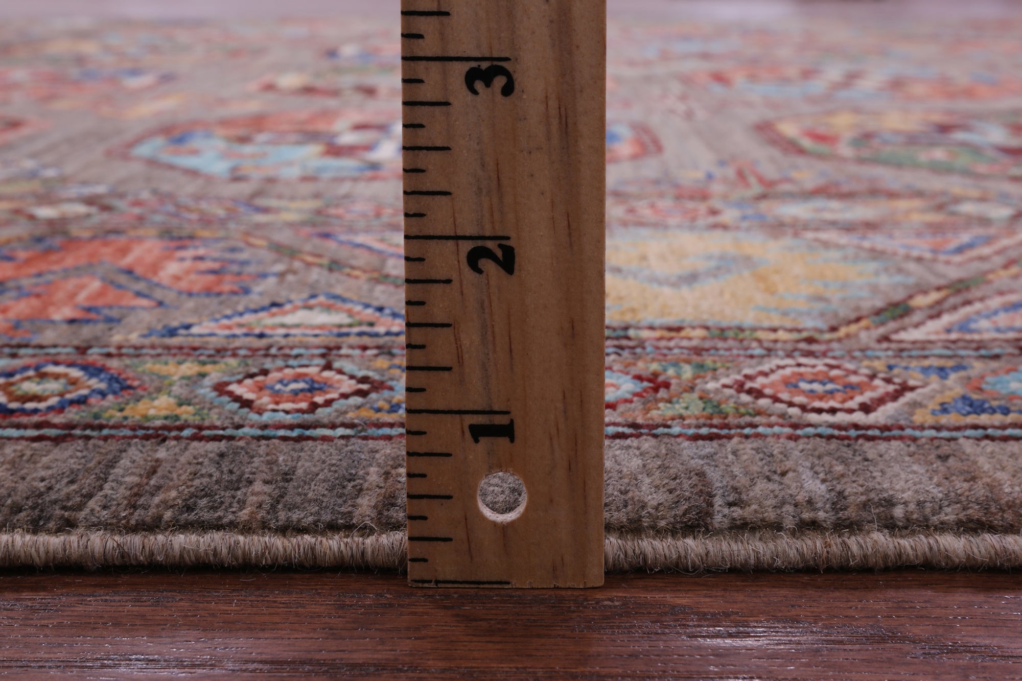 Turkmen Ersari Hand Knotted Wool Rug - 6' 3" X 9' 0" - Golden Nile