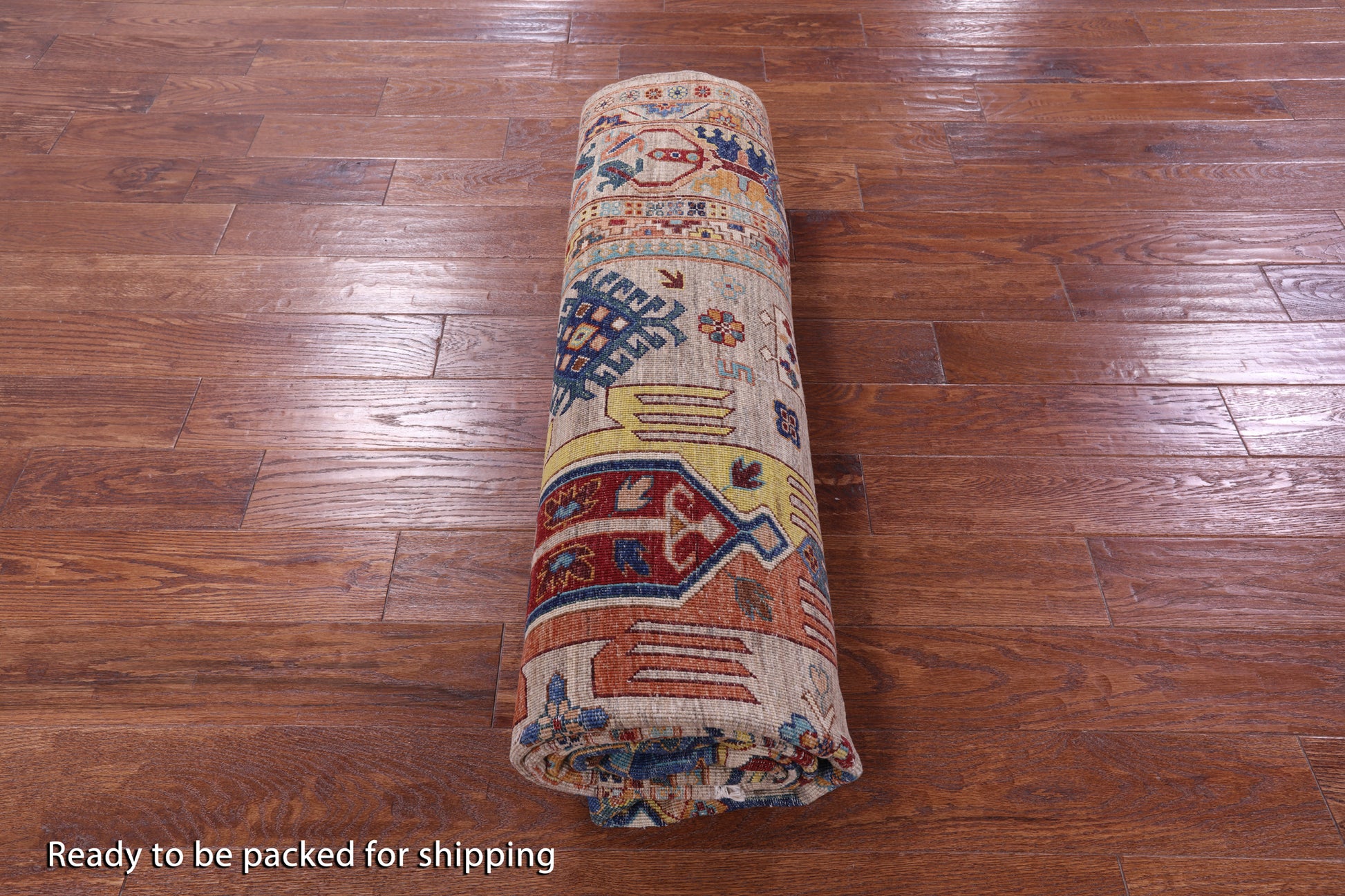 Persian Fine Serapi Hand Knotted Wool Rug - 6' 10" X 9' 6" - Golden Nile