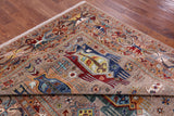 Persian Fine Serapi Hand Knotted Wool Rug - 6' 10" X 9' 6" - Golden Nile