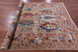 Persian Fine Serapi Hand Knotted Wool Rug - 6' 10" X 9' 6" - Golden Nile