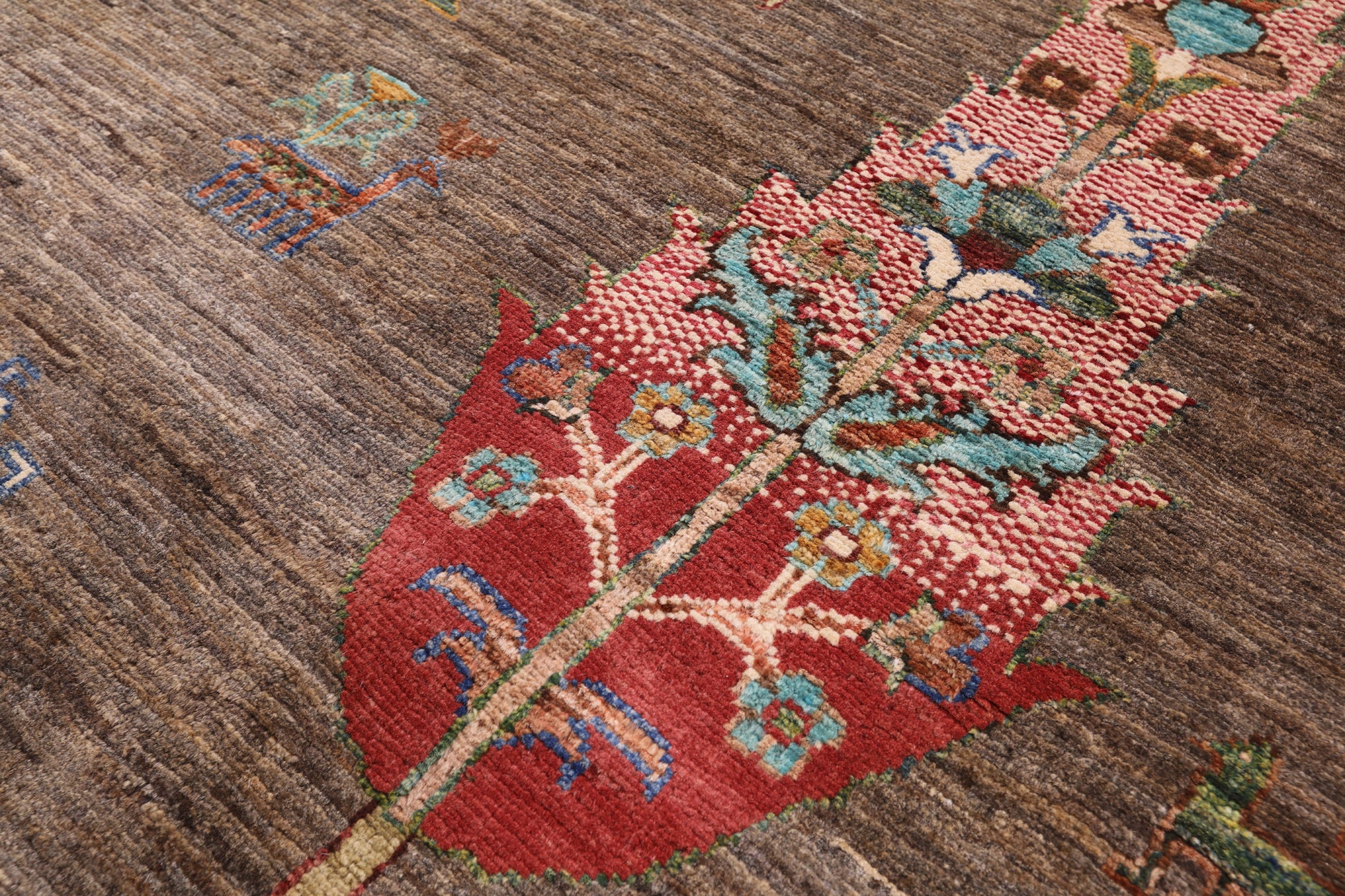 Tribal Persian Gabbeh Hand Knotted Wool Rug - 5' 9" X 8' 0" - Golden Nile
