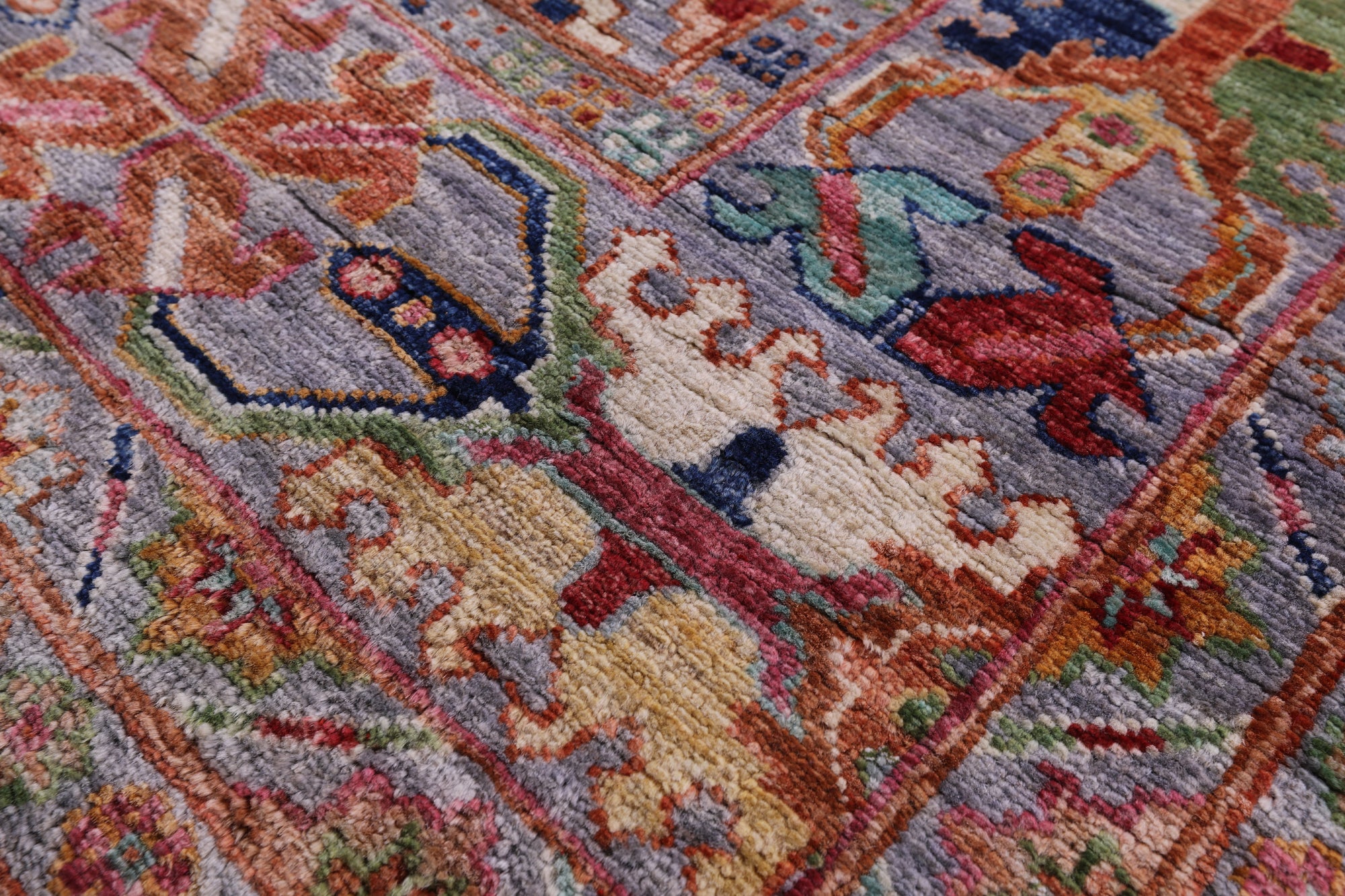Persian Fine Serapi Hand Knotted Wool Rug - 5' 7" X 8' 3" - Golden Nile