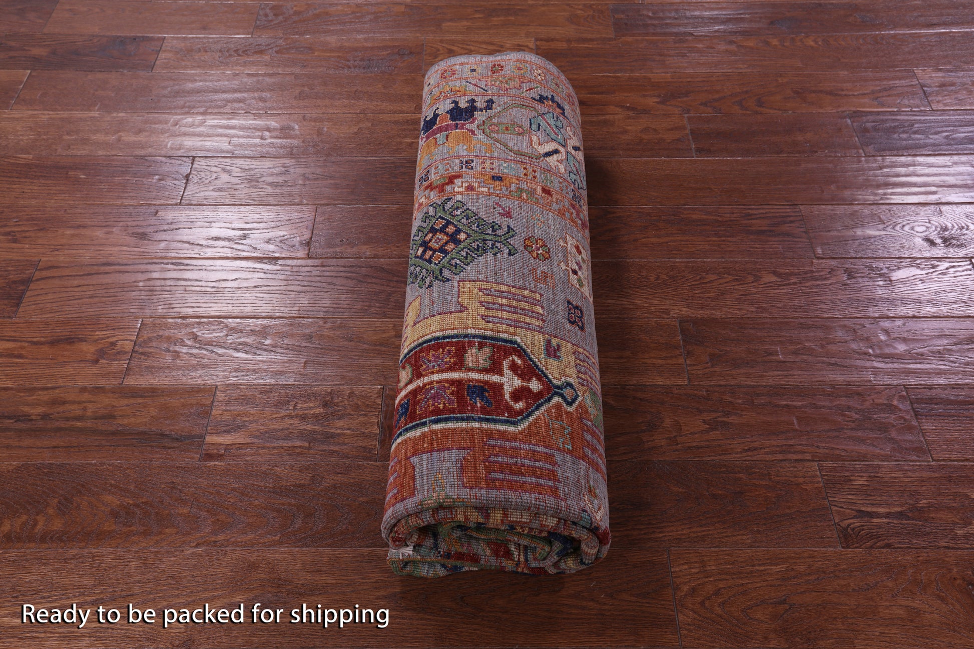 Persian Fine Serapi Hand Knotted Wool Rug - 5' 7" X 8' 3" - Golden Nile