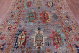 Persian Fine Serapi Hand Knotted Wool Rug - 5' 7" X 8' 3" - Golden Nile