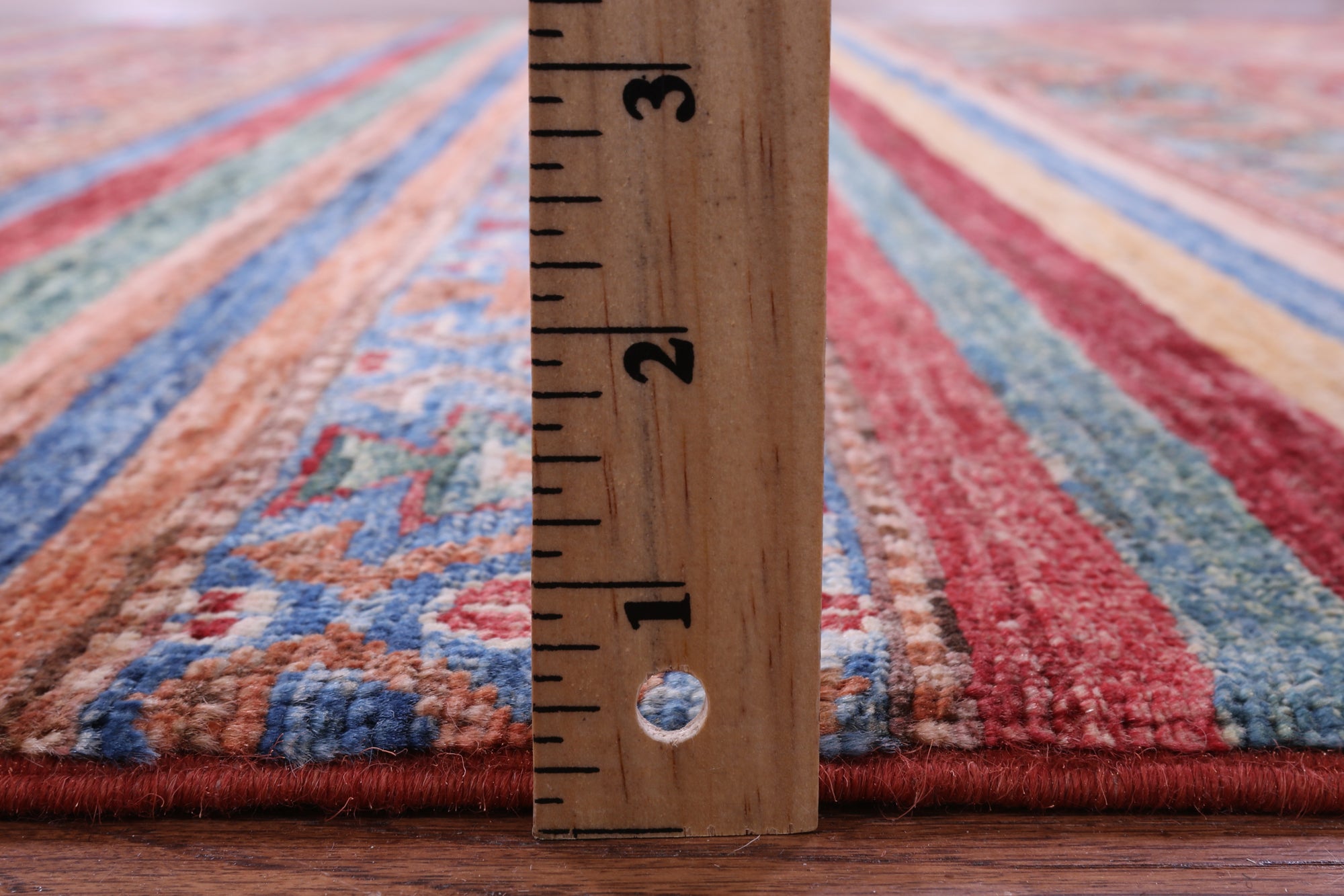 Khorjin Persian Gabbeh Hand Knotted Wool Rug - 5' 9" X 8' 0" - Golden Nile