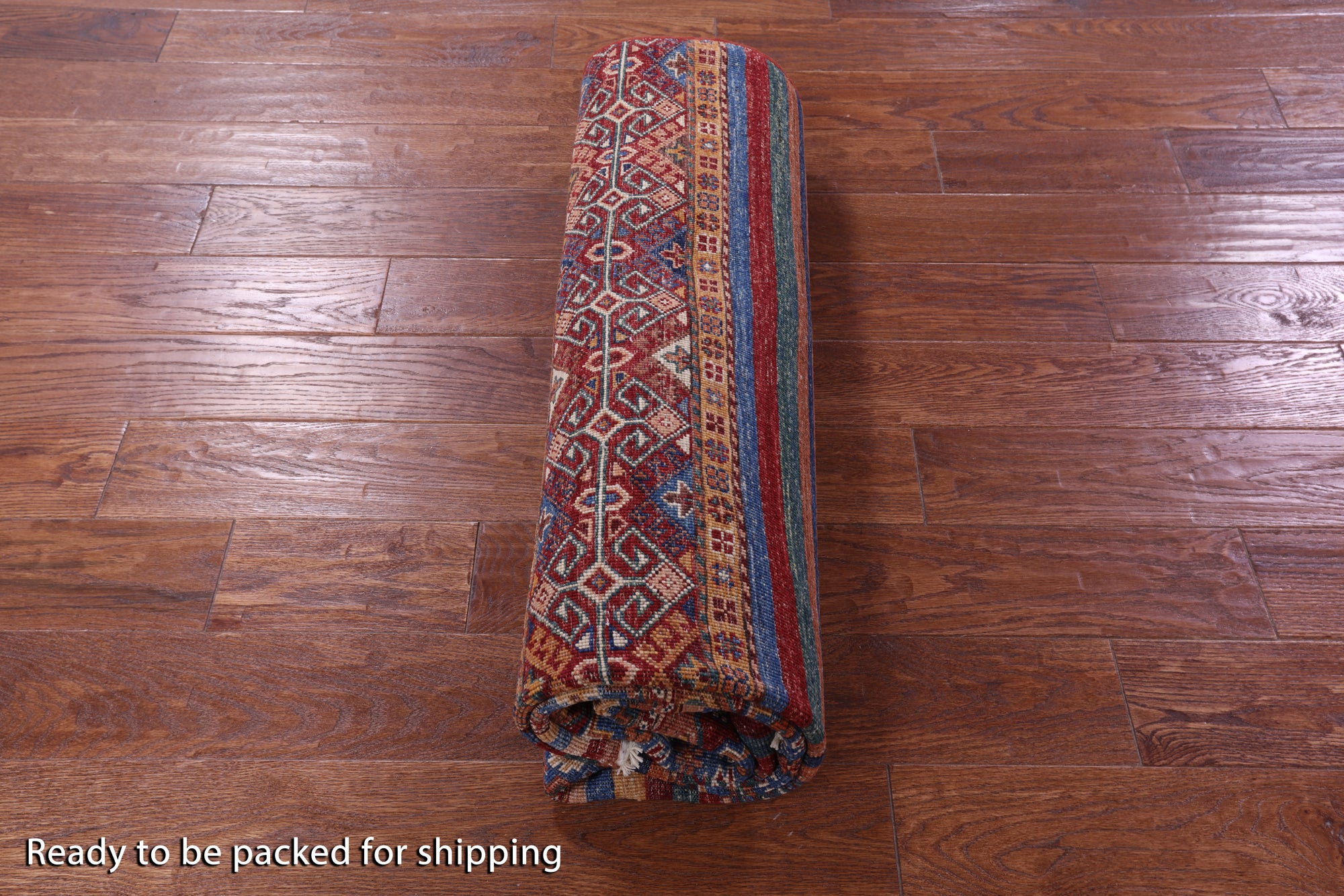Khorjin Persian Gabbeh Hand Knotted Wool Rug - 5' 9" X 8' 0" - Golden Nile