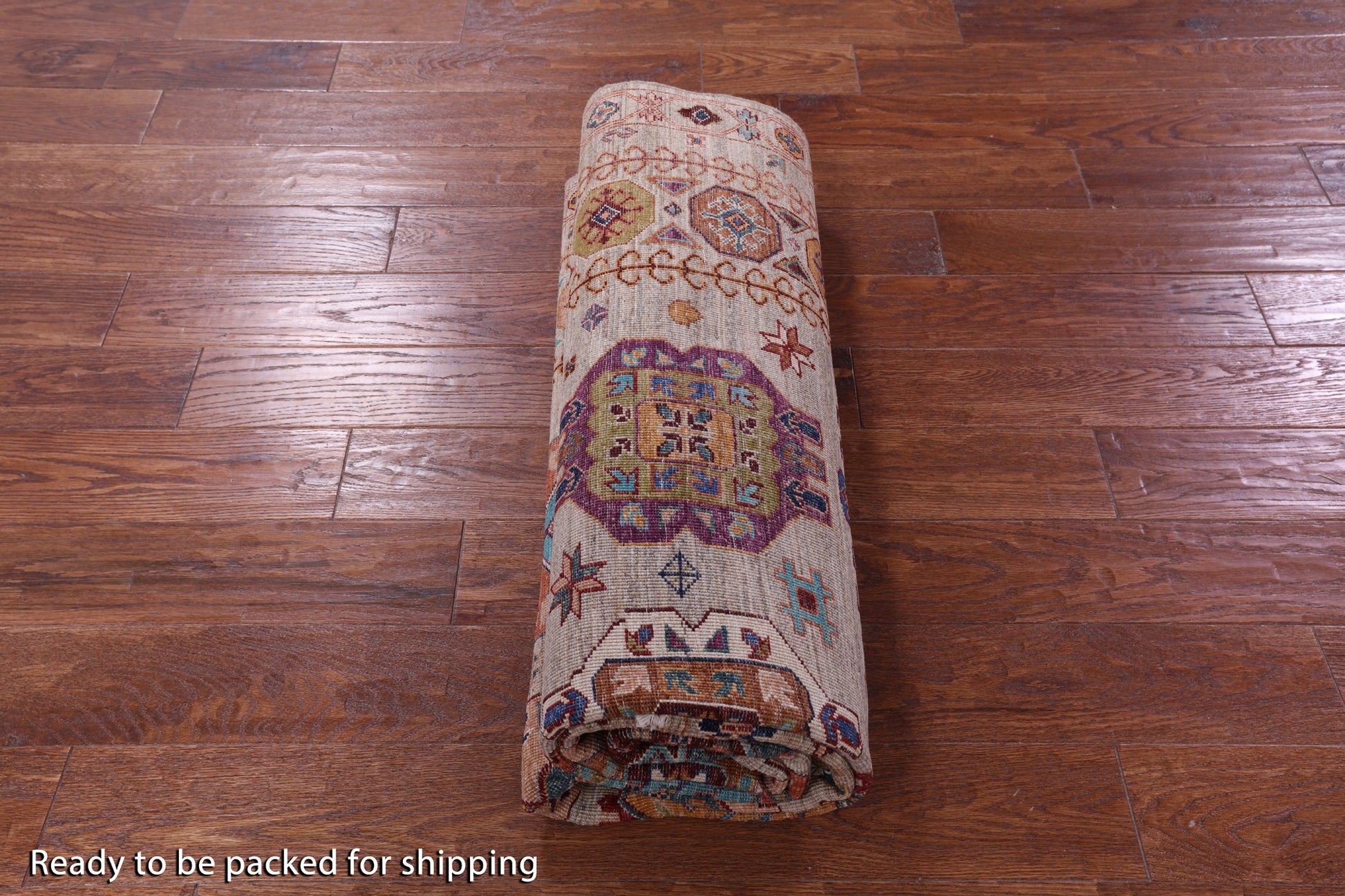 Turkmen Ersari Hand Knotted Wool Rug - 5' 8" X 8' 3" - Golden Nile