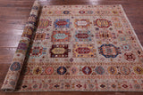 Turkmen Ersari Hand Knotted Wool Rug - 5' 8" X 8' 3" - Golden Nile