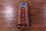 Tribal Persian Gabbeh Hand Knotted Wool Rug - 5' 0" X 6' 10" - Golden Nile
