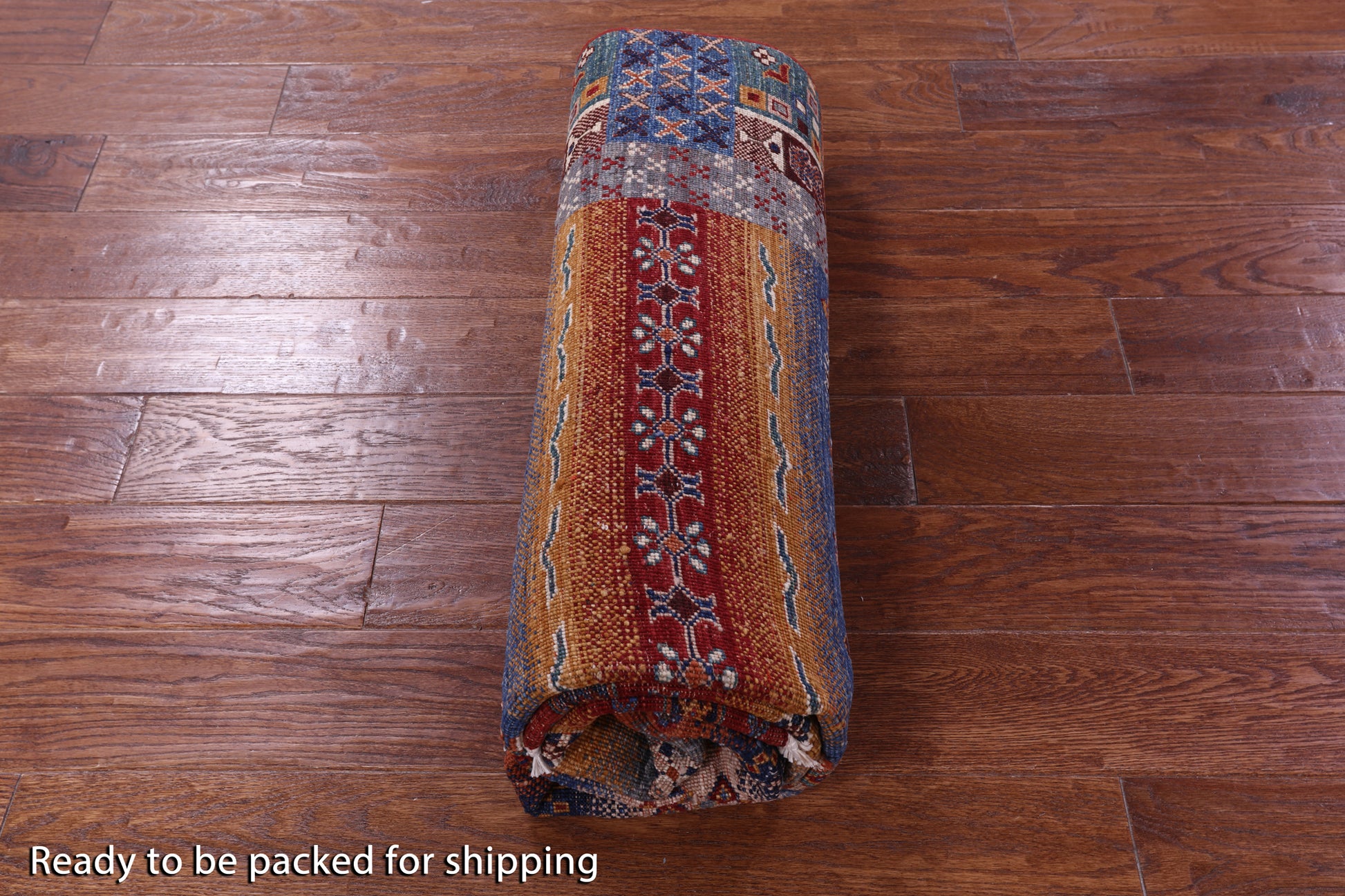Tribal Persian Gabbeh Hand Knotted Wool Rug - 5' 0" X 6' 10" - Golden Nile