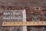 Khorjin Persian Gabbeh Hand Knotted Wool Rug - 4' 11" X 6' 5" - Golden Nile