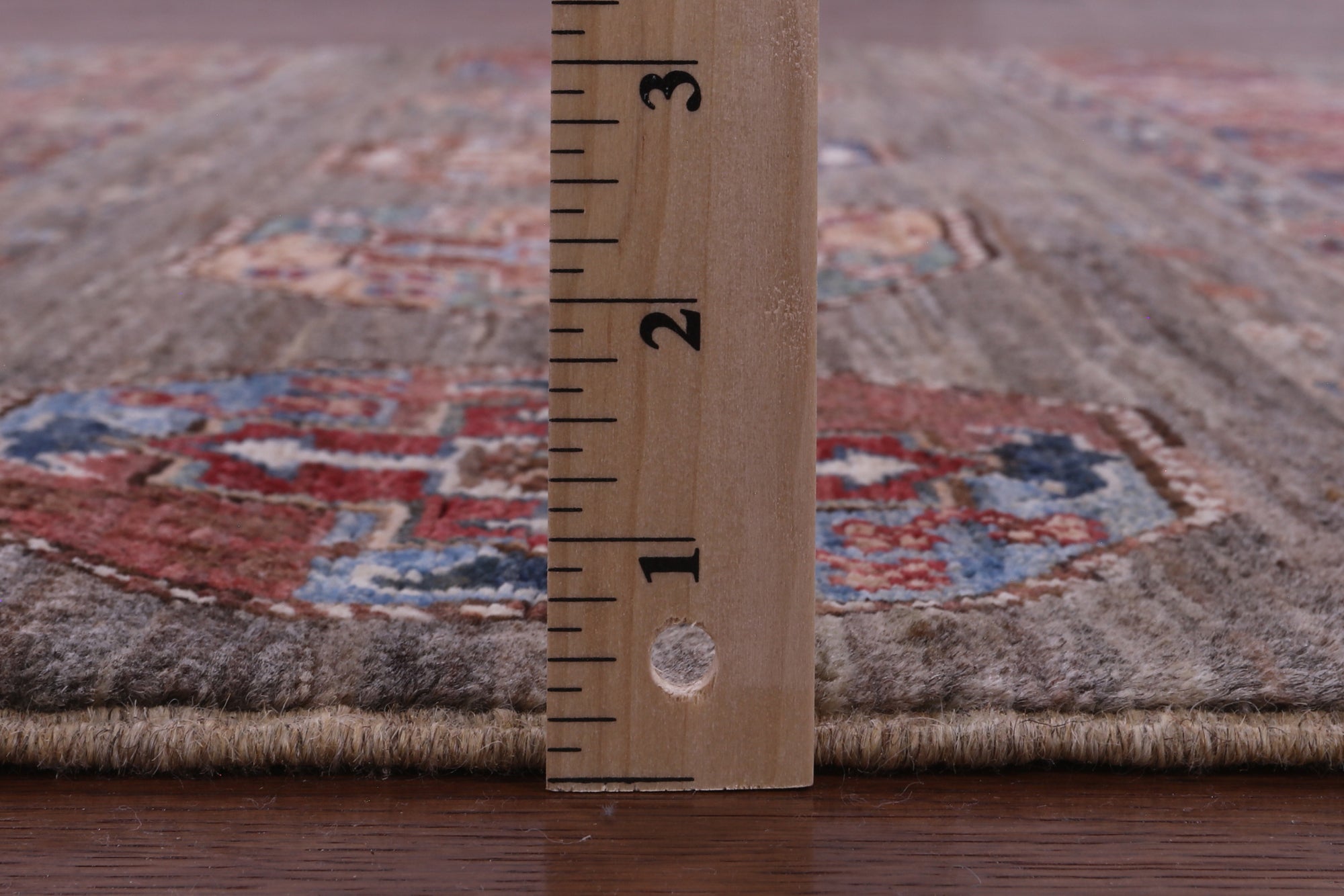 Khorjin Persian Gabbeh Hand Knotted Wool Rug - 4' 11" X 6' 5" - Golden Nile