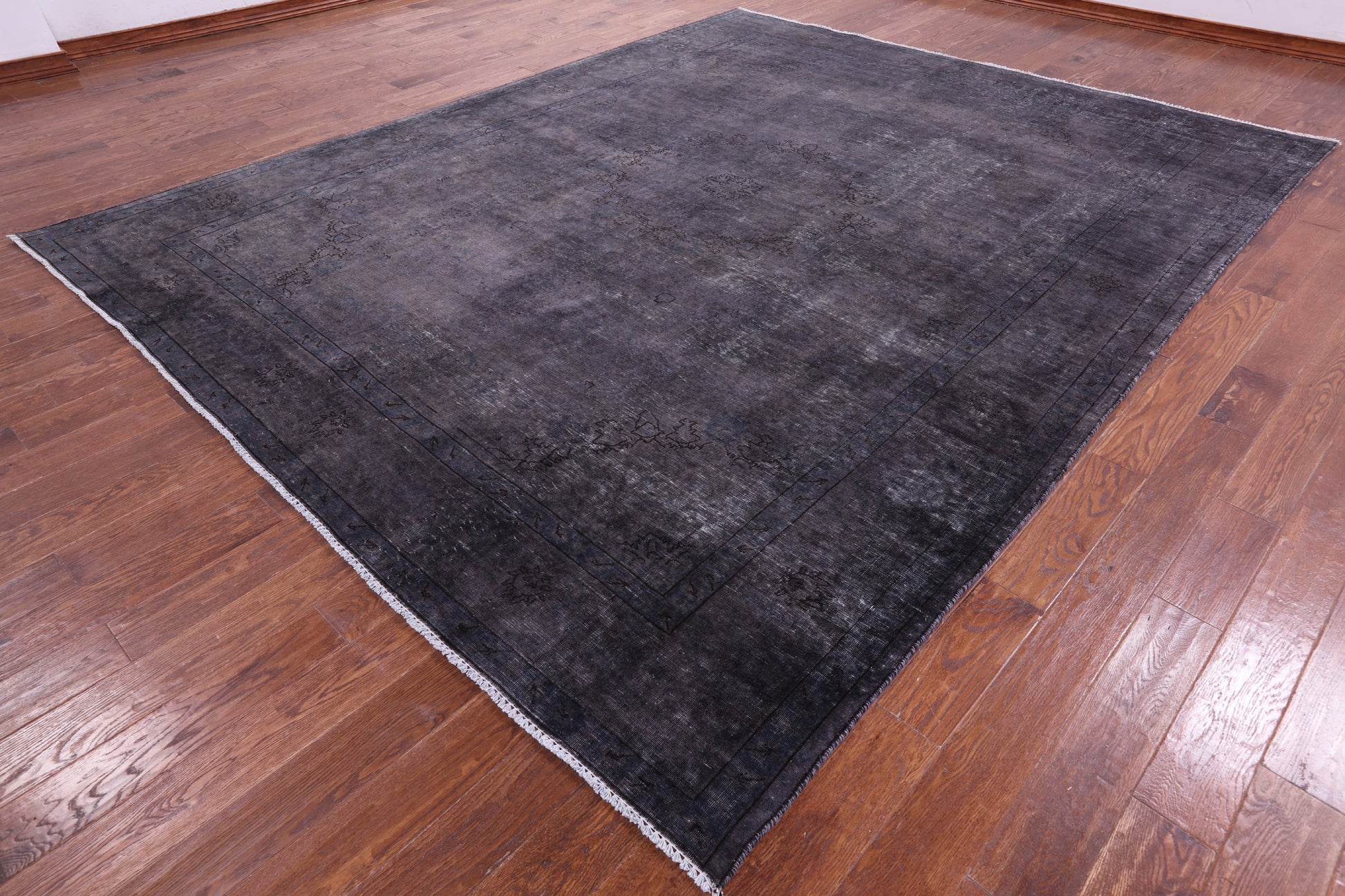 Persian Overdyed Hand Knotted Wool Rug - 9' 4" X 11' 9" - Golden Nile