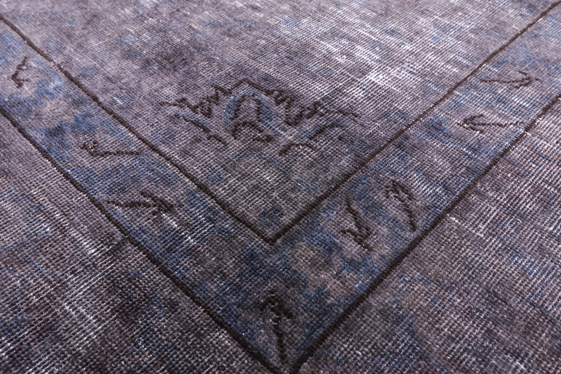 Persian Overdyed Hand Knotted Wool Rug - 9' 4" X 11' 9" - Golden Nile