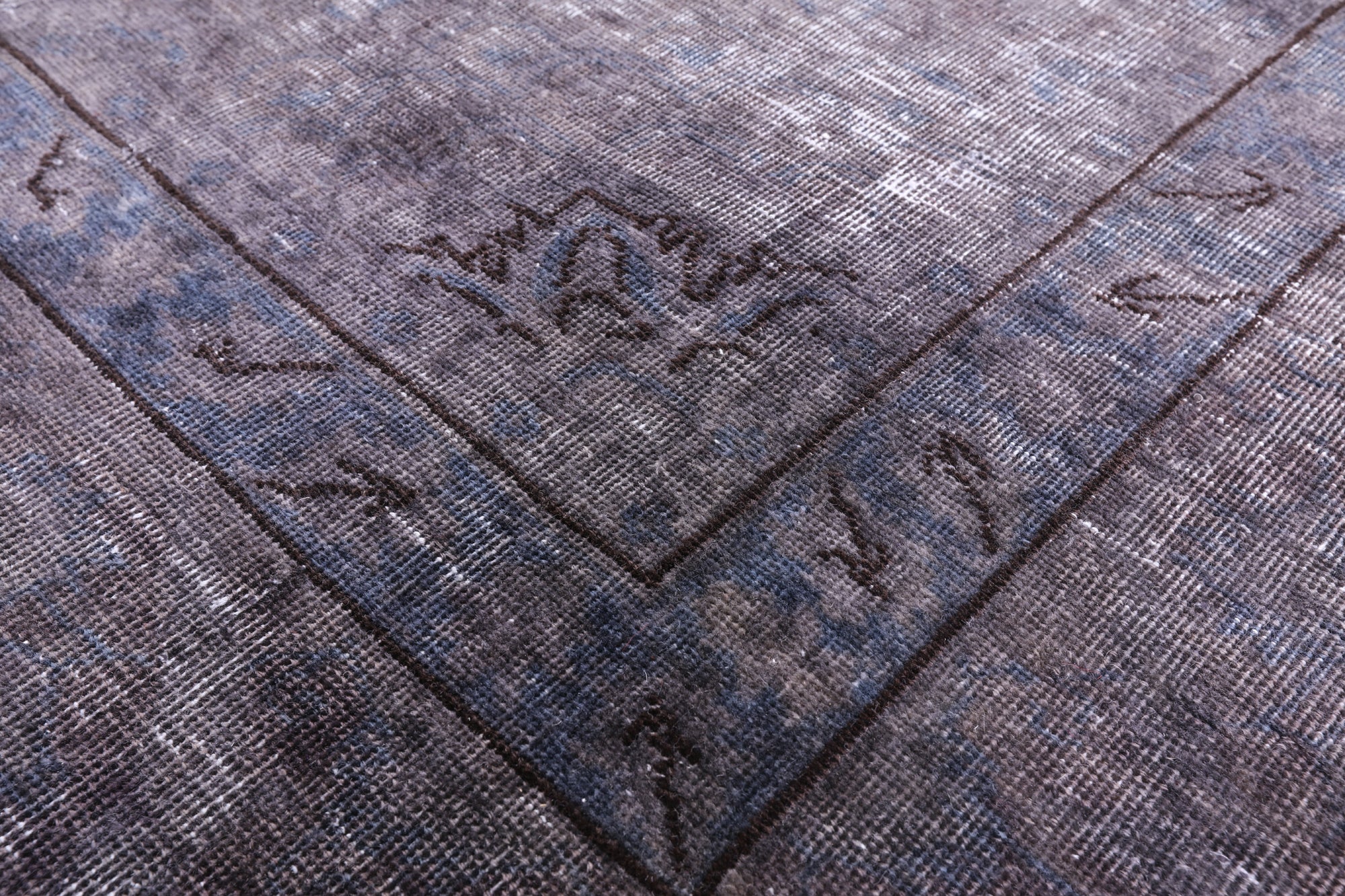 Persian Overdyed Hand Knotted Wool Rug - 9' 4" X 11' 9" - Golden Nile