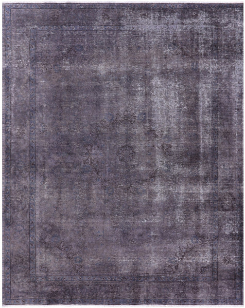 Persian Overdyed Hand Knotted Wool Rug - 9' 4" X 11' 9" - Golden Nile