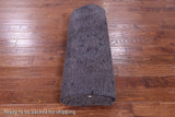 Grey Persian Overdyed Hand Knotted Wool Rug - 9' 8" X 12' 8" - Golden Nile