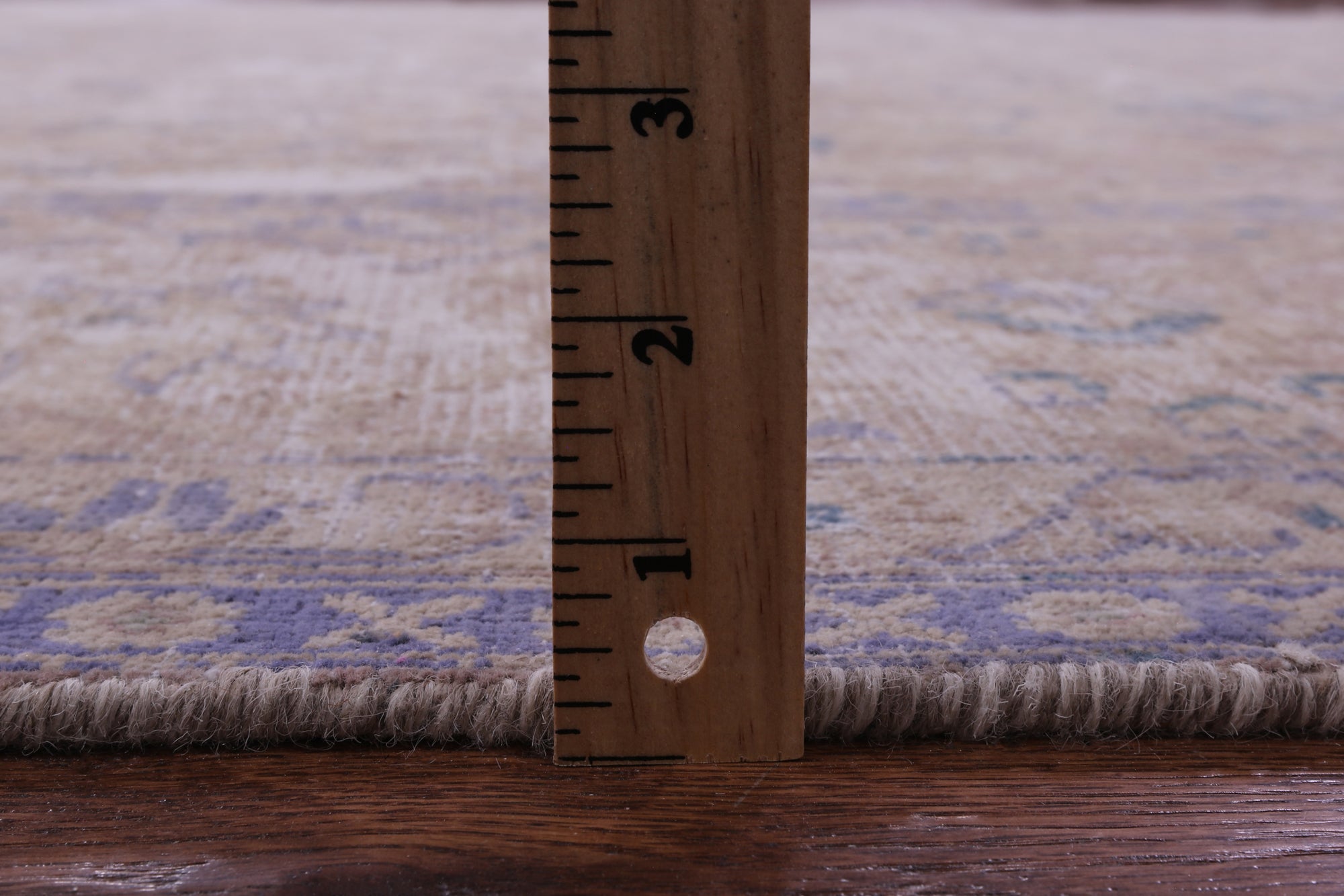 Ivory Persian Vintage White Wash Hand Knotted Wool Rug - 9' 7" X 12' 0" - Golden Nile