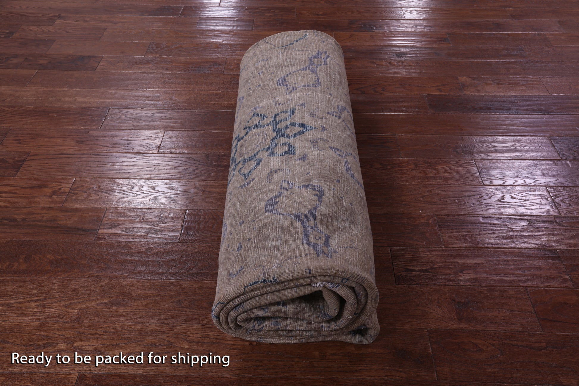 Ivory Persian Vintage White Wash Hand Knotted Wool Rug - 9' 7" X 12' 0" - Golden Nile