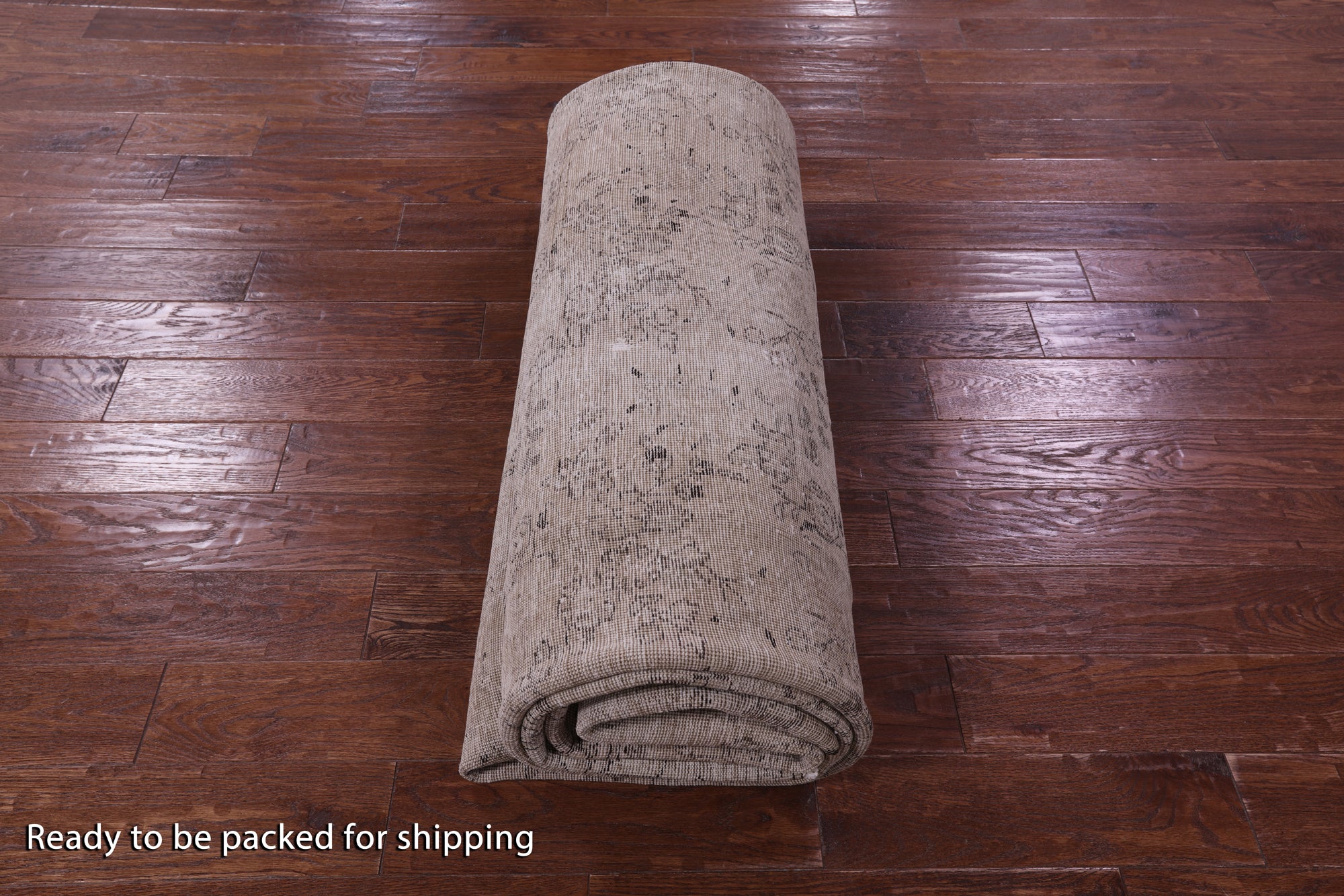 Ivory Persian Vintage White Wash Handmade Wool Rug - 9' 8" X 12' 6" - Golden Nile