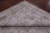 Ivory Persian Vintage White Wash Handmade Wool Rug - 9' 8" X 12' 6" - Golden Nile