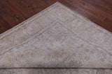 Ivory Persian Vintage White Wash Hand Knotted Wool Rug - 9' 8" X 12' 3" - Golden Nile