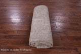 Ivory Persian Vintage White Wash Hand Knotted Wool Rug - 9' 10" X 12' 6" - Golden Nile