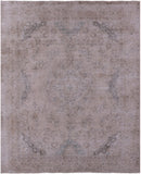 Ivory Persian Vintage White Wash Hand Knotted Wool Rug - 9' 10" X 12' 6" - Golden Nile