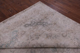 Ivory Persian Vintage White Wash Hand Knotted Wool Rug - 9' 10" X 12' 6" - Golden Nile
