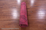 Red Persian Overdyed Hand Knotted Wool Rug - 9' 6" X 12' 7" - Golden Nile