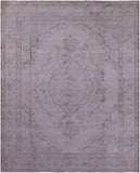 Ivory Persian Vintage White Wash Hand Knotted Wool Rug - 9' 5" X 12' 1" - Golden Nile