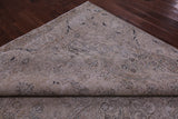 Ivory Persian Vintage White Wash Handmade Wool Rug - 8' 11" X 12' 7" - Golden Nile