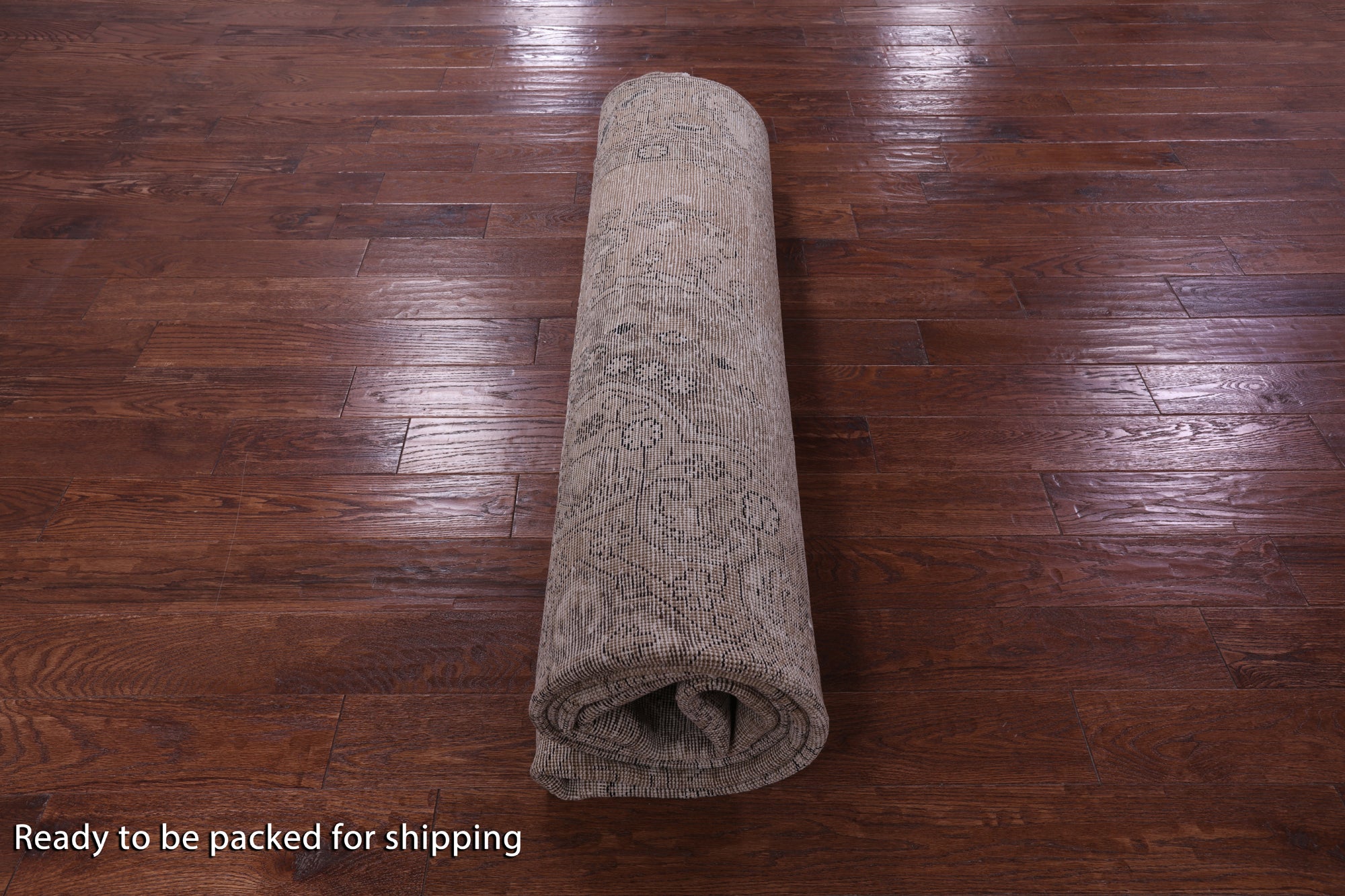 Ivory Persian Vintage White Wash Handmade Wool Rug - 8' 11" X 12' 7" - Golden Nile