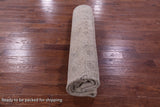 Ivory Persian Vintage White Wash Handmade Wool Rug - 9' 11" X 12' 1" - Golden Nile