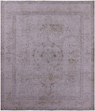 Ivory Persian Vintage White Wash Handmade Wool Rug - 9' 11" X 12' 1" - Golden Nile