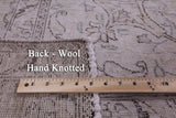 Ivory Persian Vintage White Wash Handmade Wool Rug - 9' 11" X 12' 1" - Golden Nile