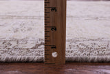 Ivory Persian Vintage White Wash Handmade Wool Rug - 9' 11" X 12' 1" - Golden Nile