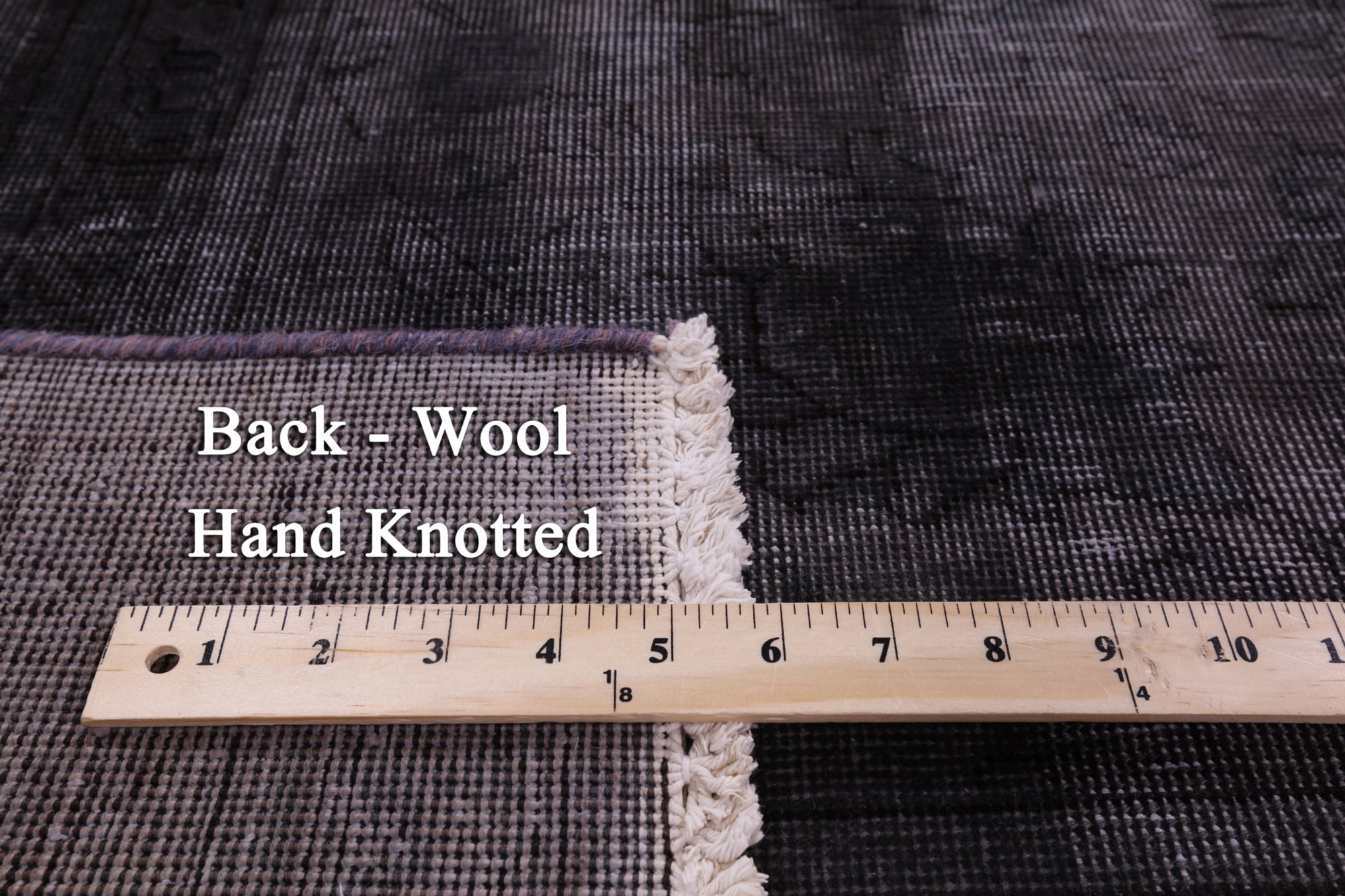 Persian Overdyed Hand Knotted Wool Rug - 8' 0" X 11' 4" - Golden Nile