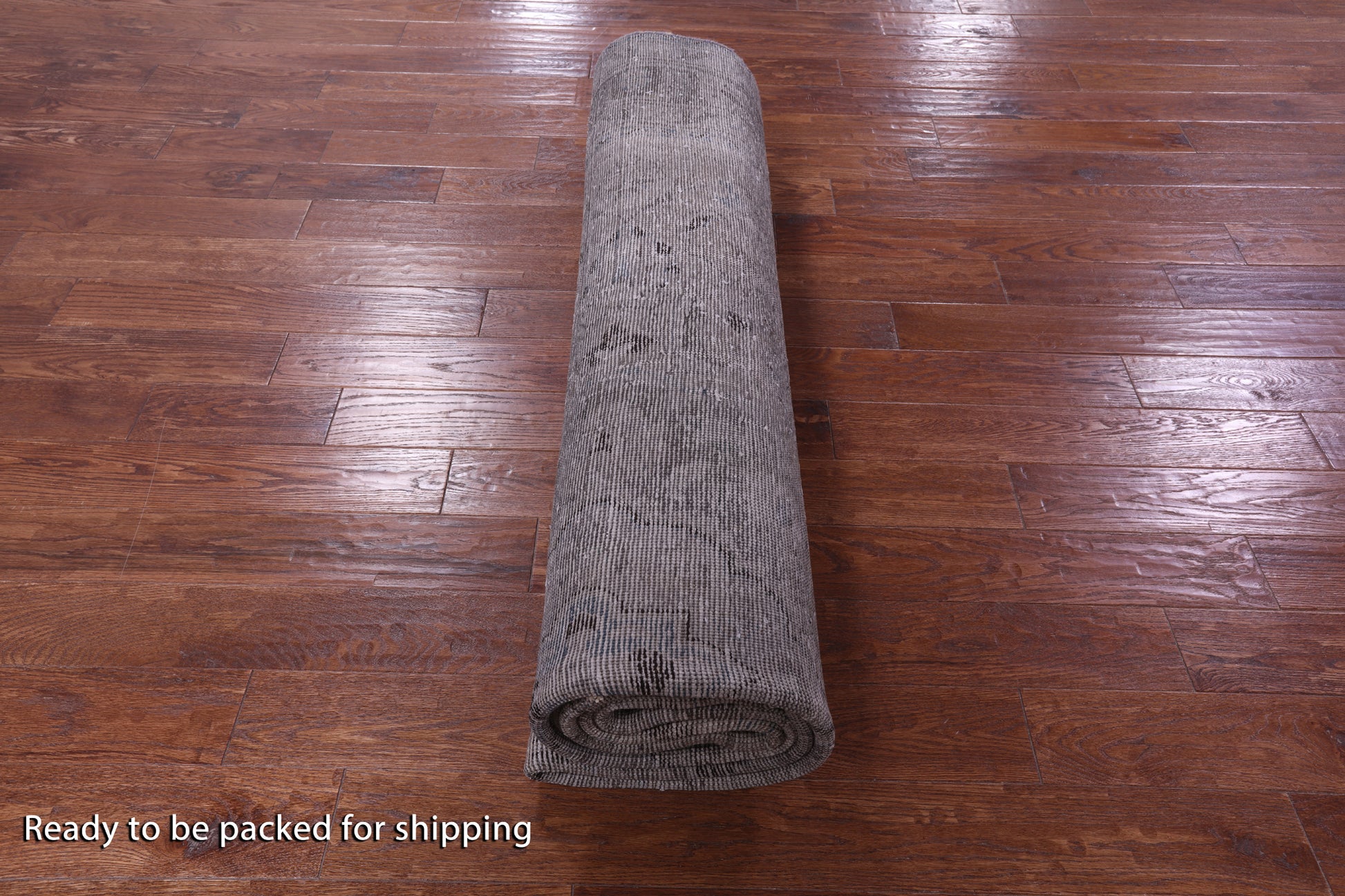 Grey Persian Overdyed Handmade Wool Rug - 8' 11" X 11' 8" - Golden Nile