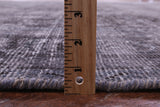 Grey Persian Overdyed Handmade Wool Rug - 8' 11" X 11' 8" - Golden Nile