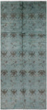 Overdyed Hand Knotted Full Pile Wool Area Rug - 5' 2" X 11' 10" - Golden Nile