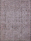 Ivory Persian Vintage White Wash Hand Knotted Wool Rug - 8' 0" X 10' 10" - Golden Nile