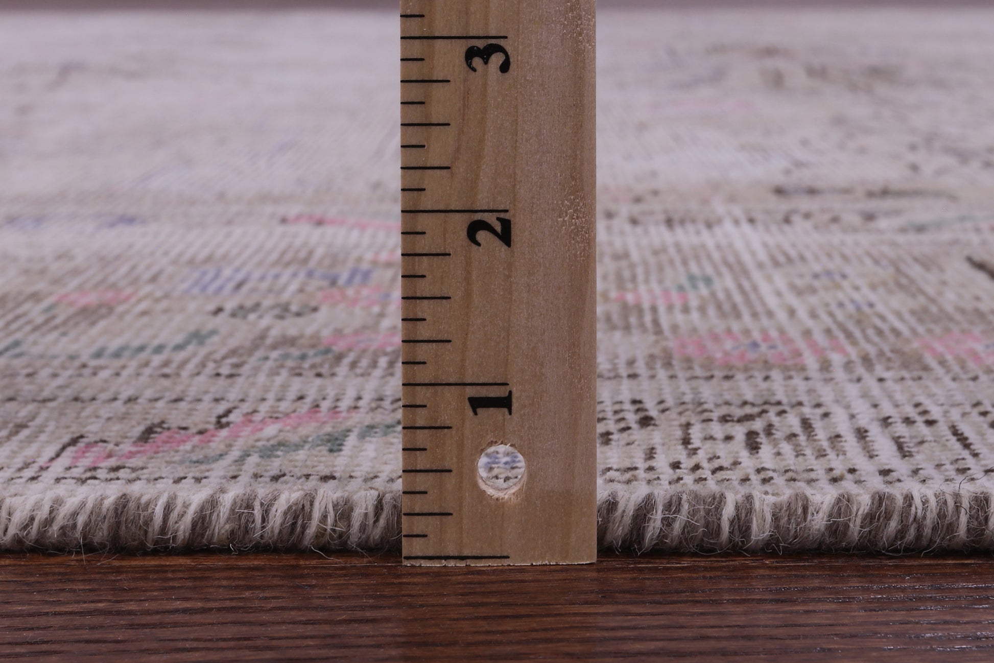 Ivory Persian Vintage White Wash Hand Knotted Wool Rug - 8' 0" X 10' 10" - Golden Nile