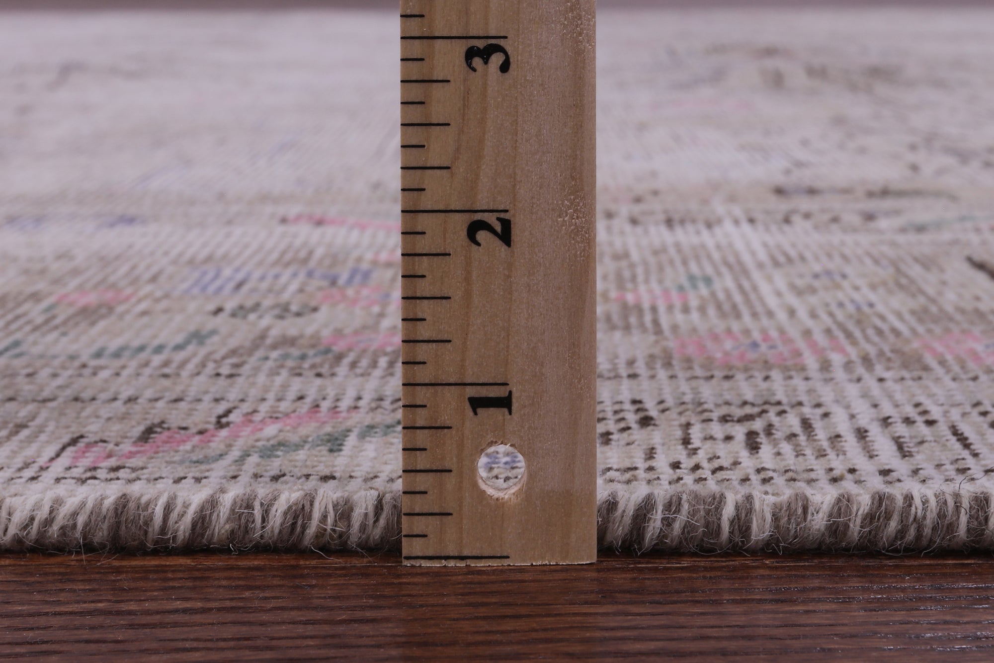 Ivory Persian Vintage White Wash Hand Knotted Wool Rug - 8' 0" X 10' 10" - Golden Nile