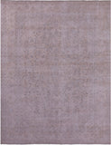 Ivory Persian Vintage White Wash Hand Knotted Wool Rug - 9' 4" X 12' 1" - Golden Nile