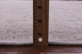 Ivory Persian Vintage White Wash Hand Knotted Wool Rug - 9' 4" X 12' 1" - Golden Nile