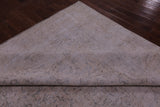 Ivory Persian Vintage White Wash Hand Knotted Wool Rug - 9' 4" X 12' 1" - Golden Nile